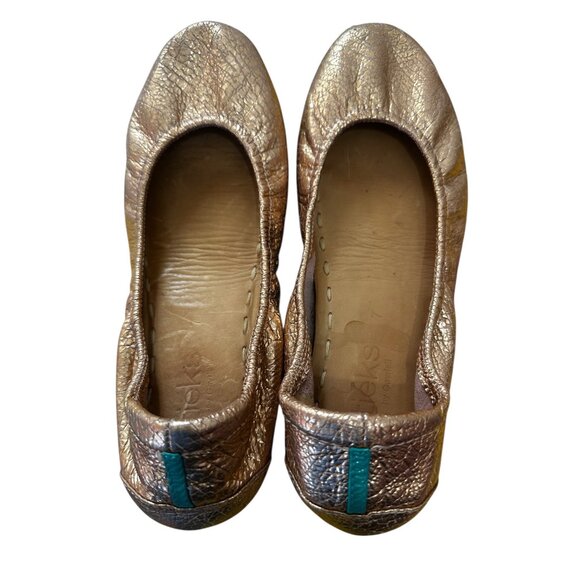 Tieks by Gavrieli Rose Gold Leather Ballet Flats Women 7 | eBay Tieks By Gavrieli Leather Foldable Ballet Flats Womens Sz 7 Rose Gold Metallic